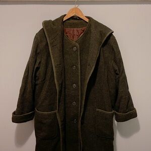 GIULIANA Alpaca Wool Coat with Matching Vest